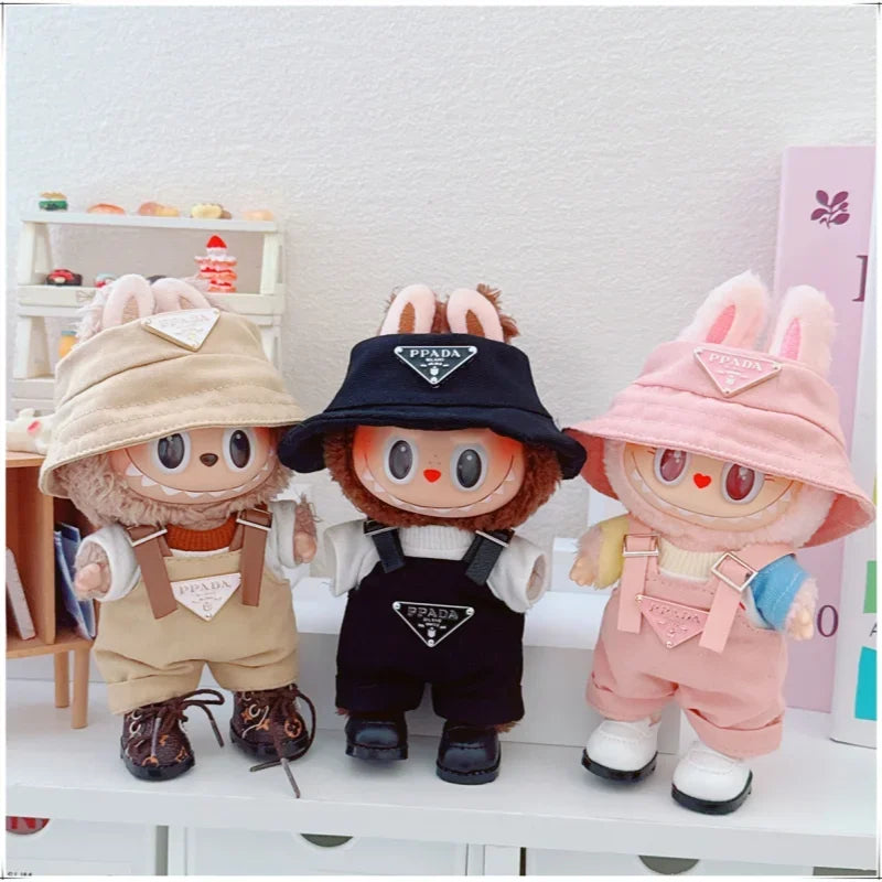 Prada overall and bucket hat