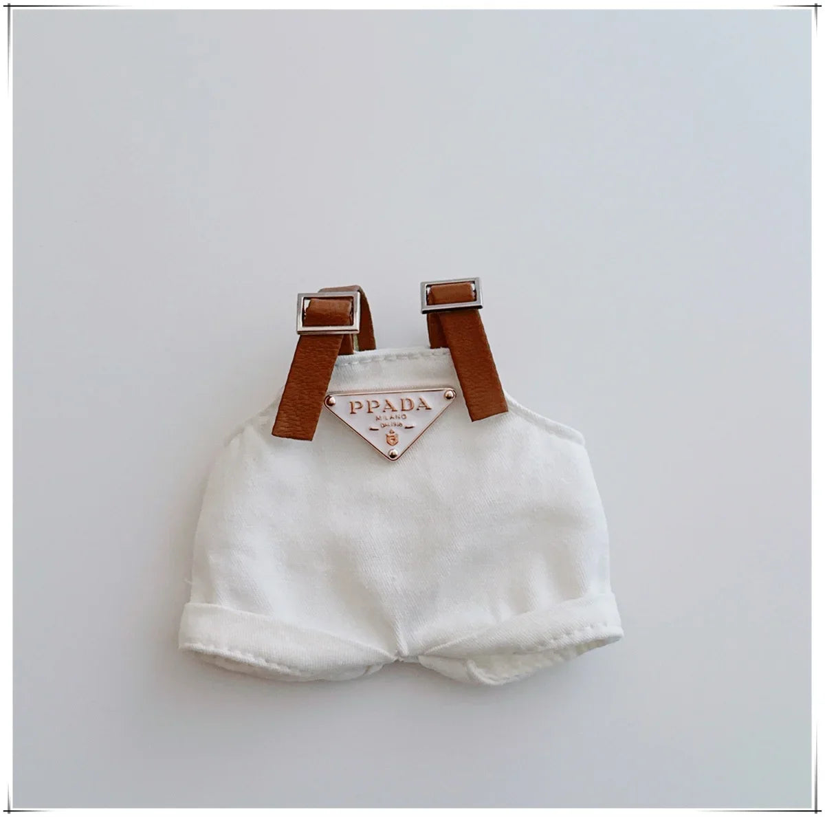 Prada overall and bucket hat