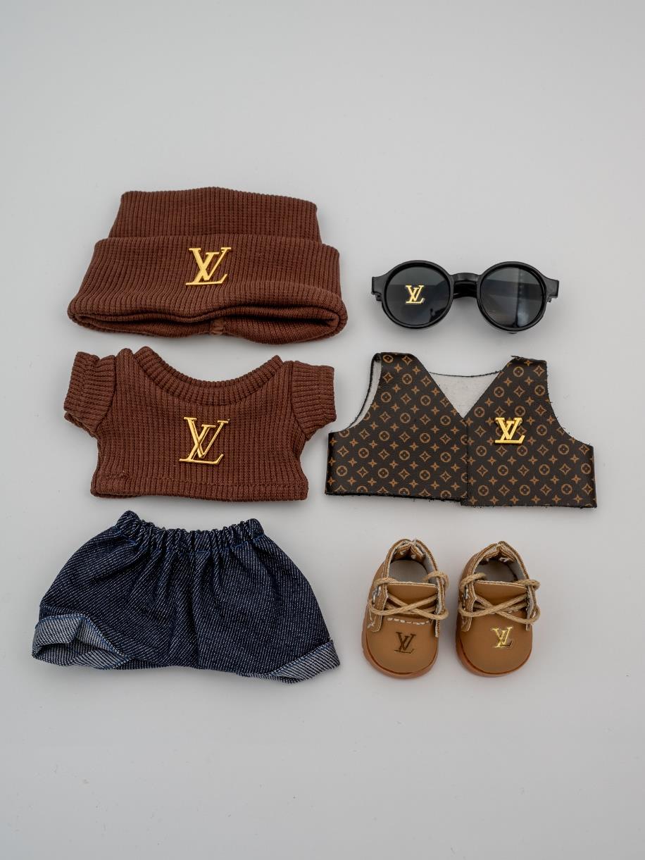 Louis Vuitton canvas monogram vest ensemble