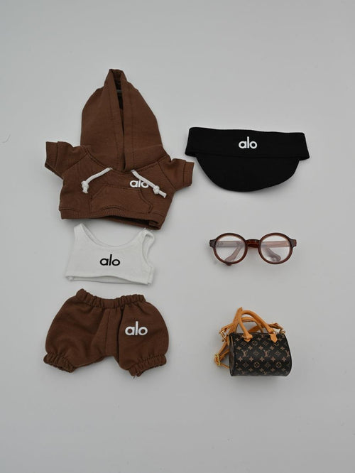 Alo sportswear with LV bag