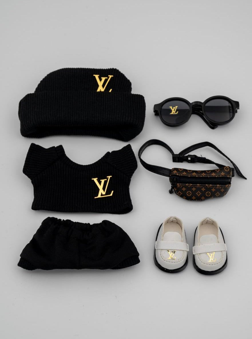 Louis Vuitton all black ensemble