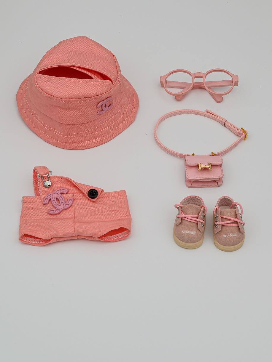Chanel pink ensemble and Constance bag