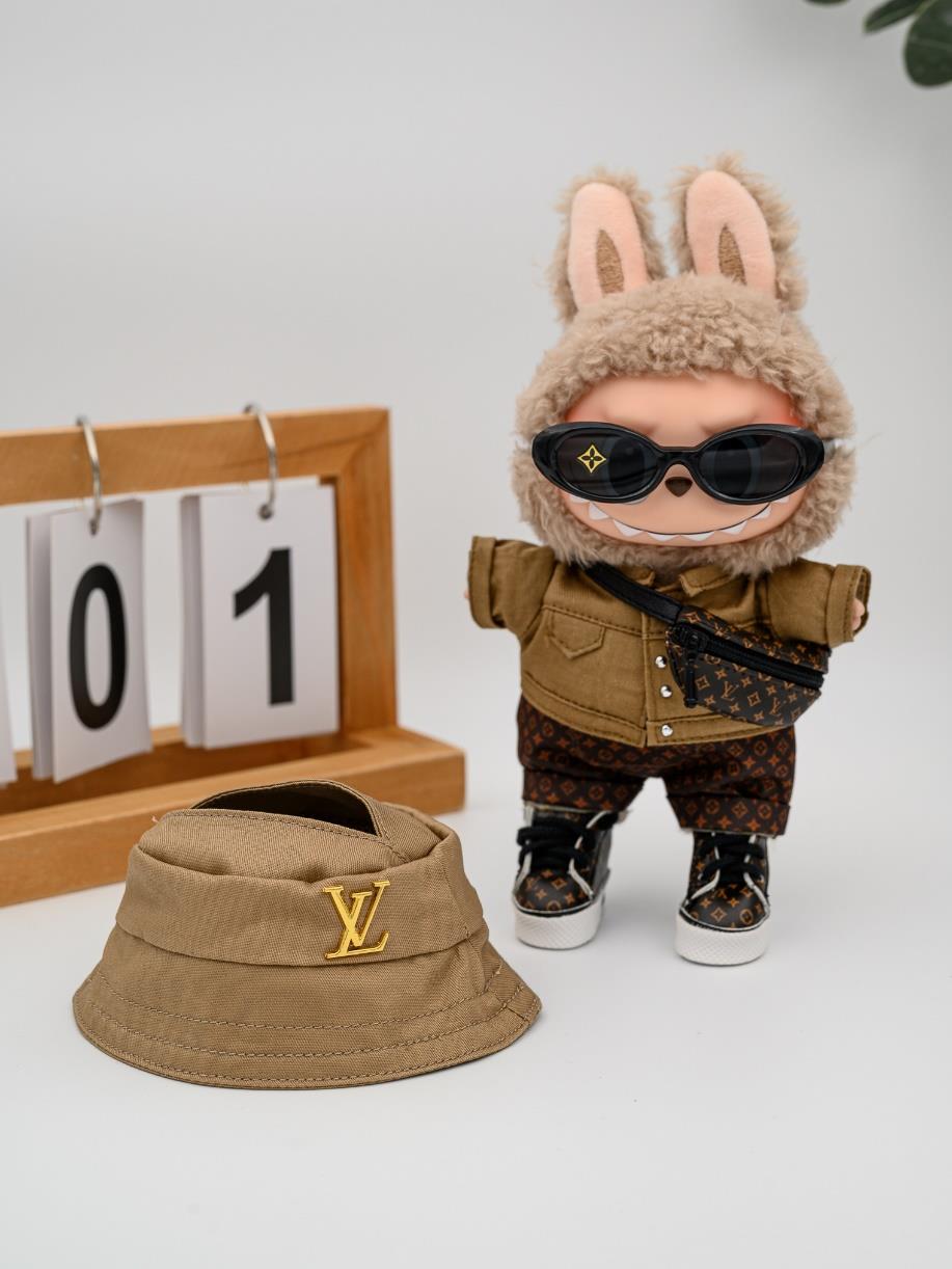 Beige Louis Vuitton jacket ensemble
