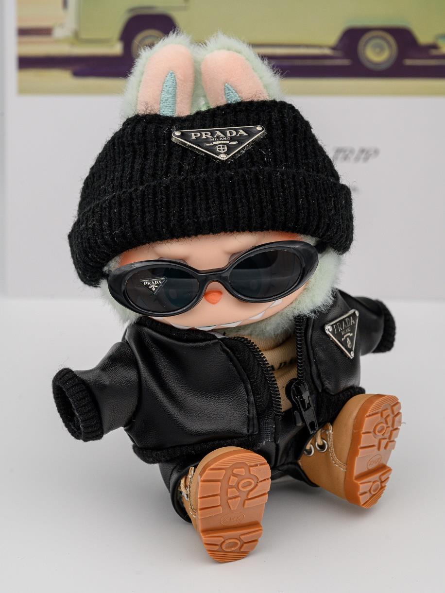 Prada leather esthetic jacket ensemble