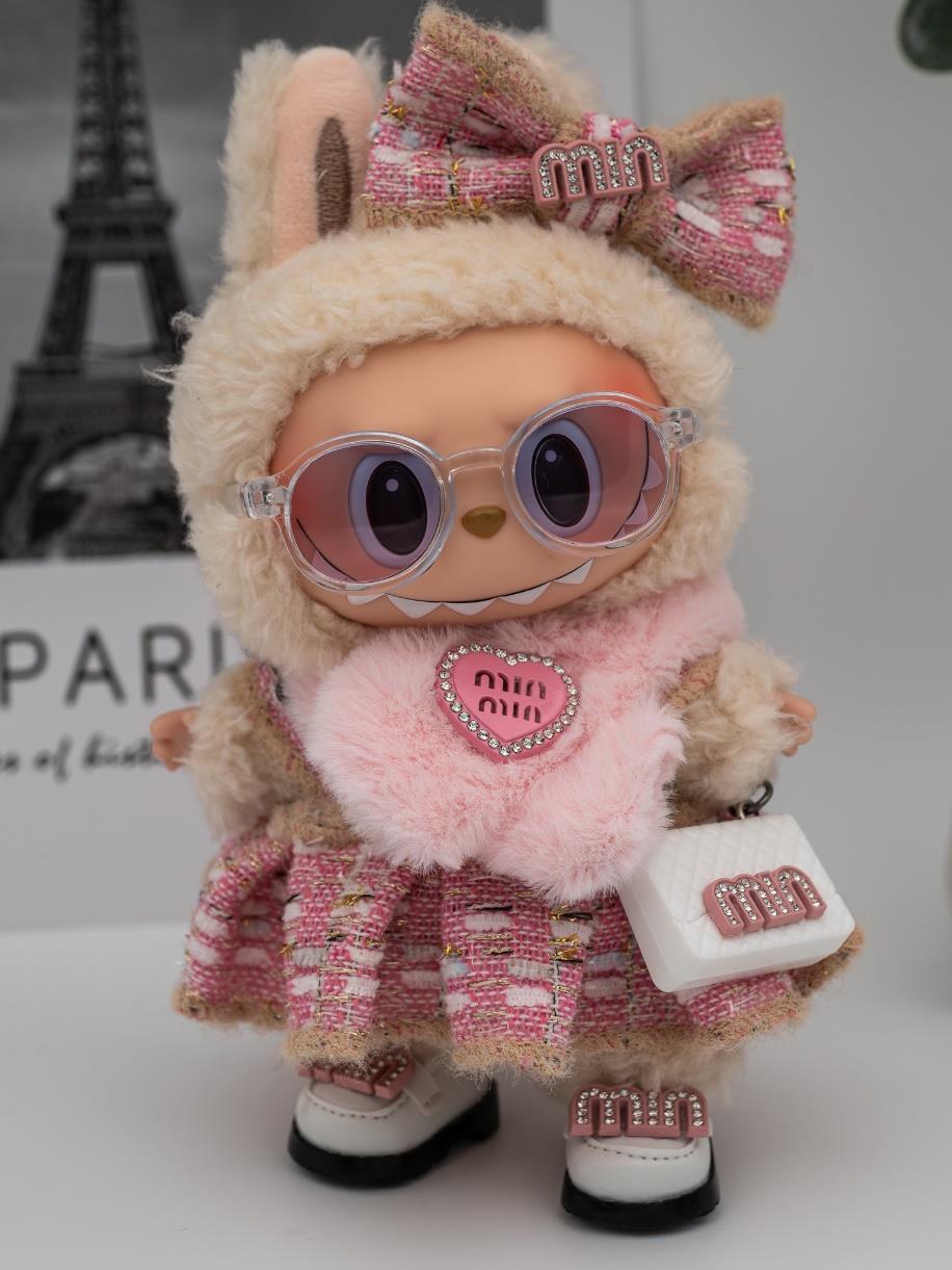 Pink Miu Miu dress ensemble