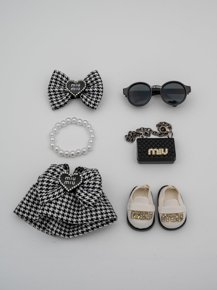 Miu Miu salt and pepper dress