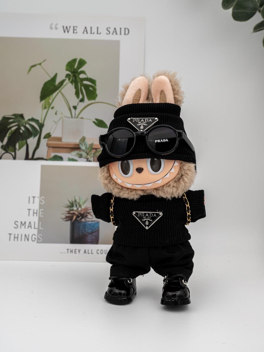Prada black sweater outfit