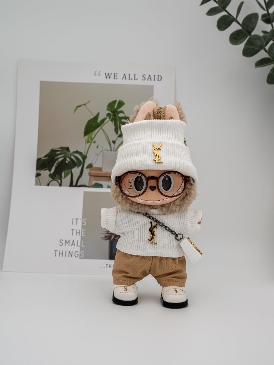 Saint Laurent white sweater set