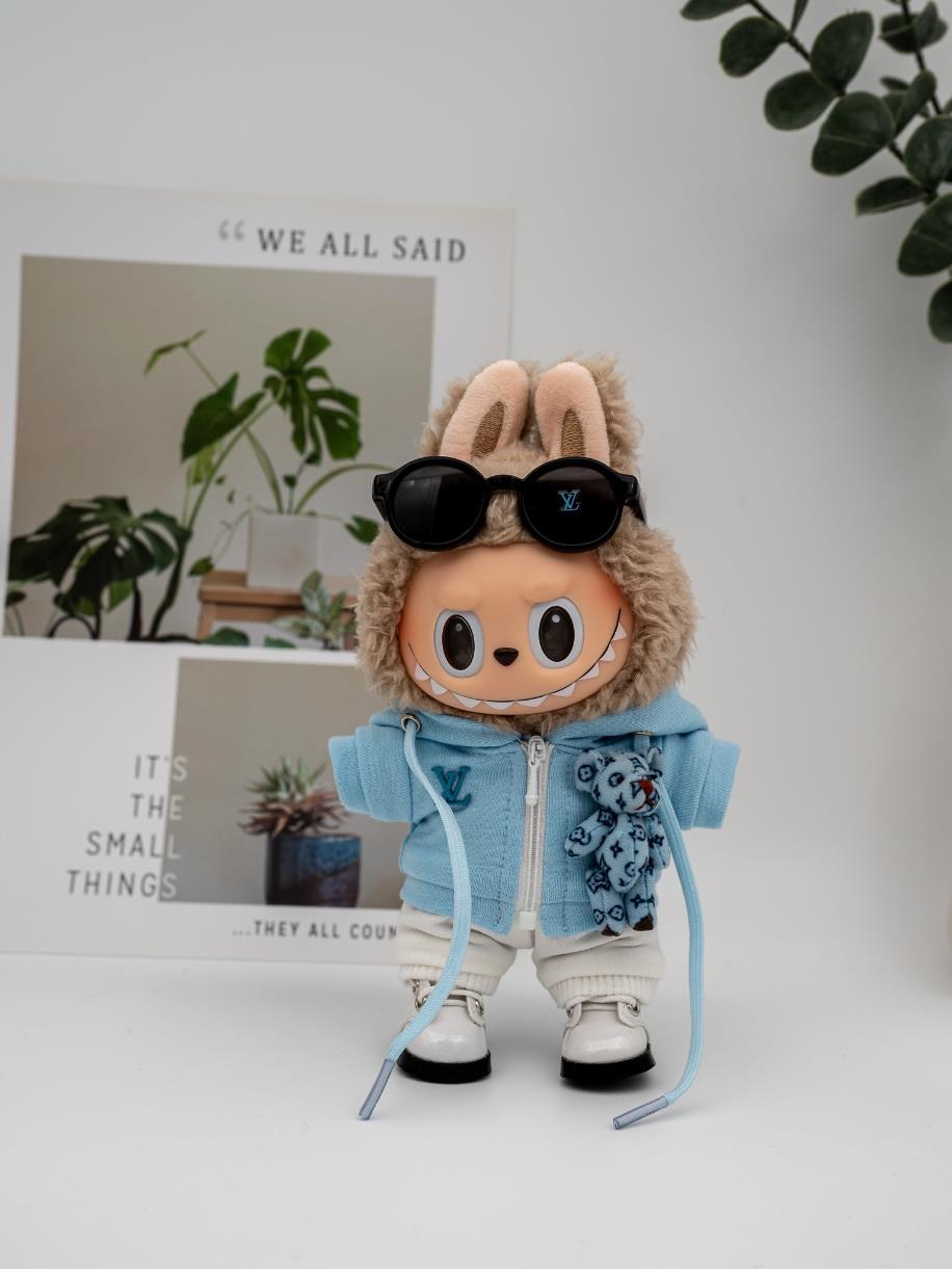 Louis Vuitton blue teddy bear hoodie