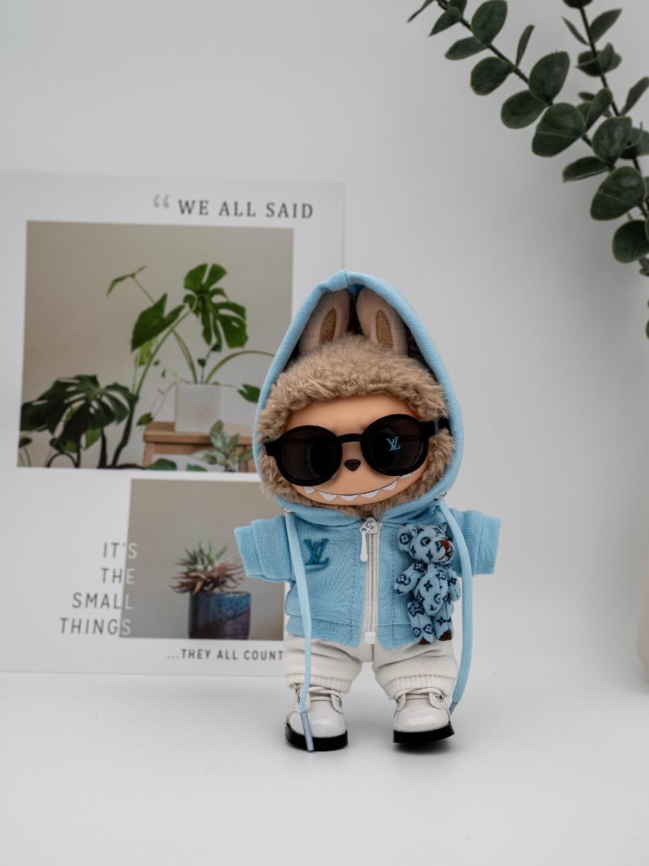 Louis Vuitton blue teddy bear hoodie