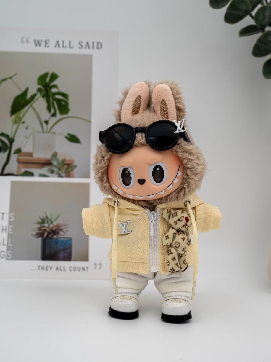 Louis Vuitton yellow teddy bear hoodie