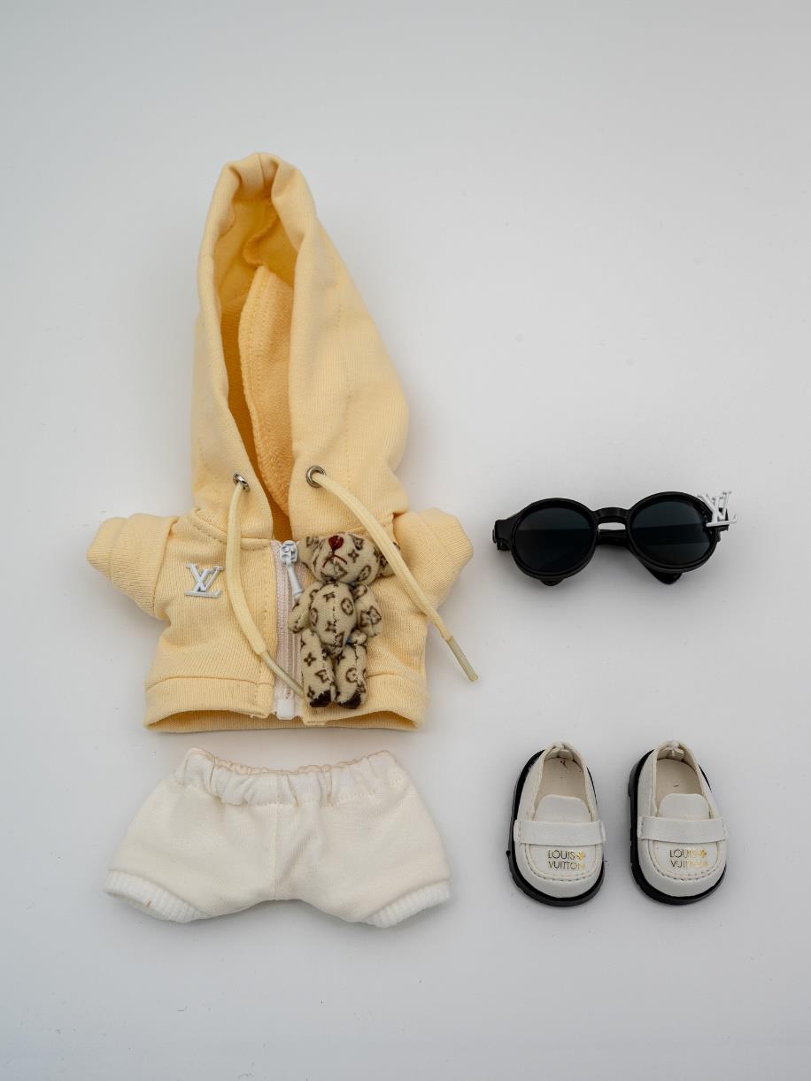 Louis Vuitton yellow teddy bear hoodie