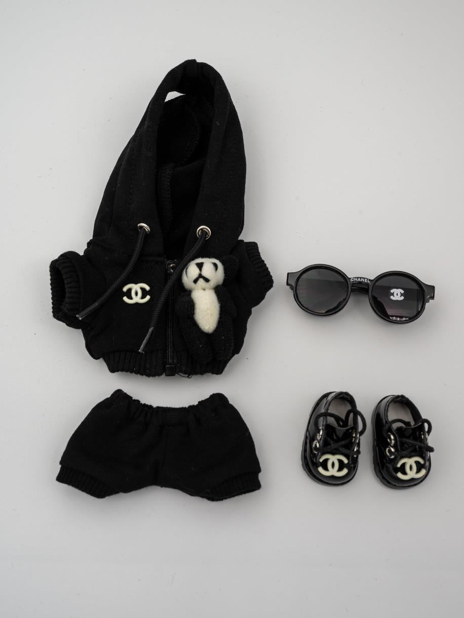 Chanel panda hoodie outfit