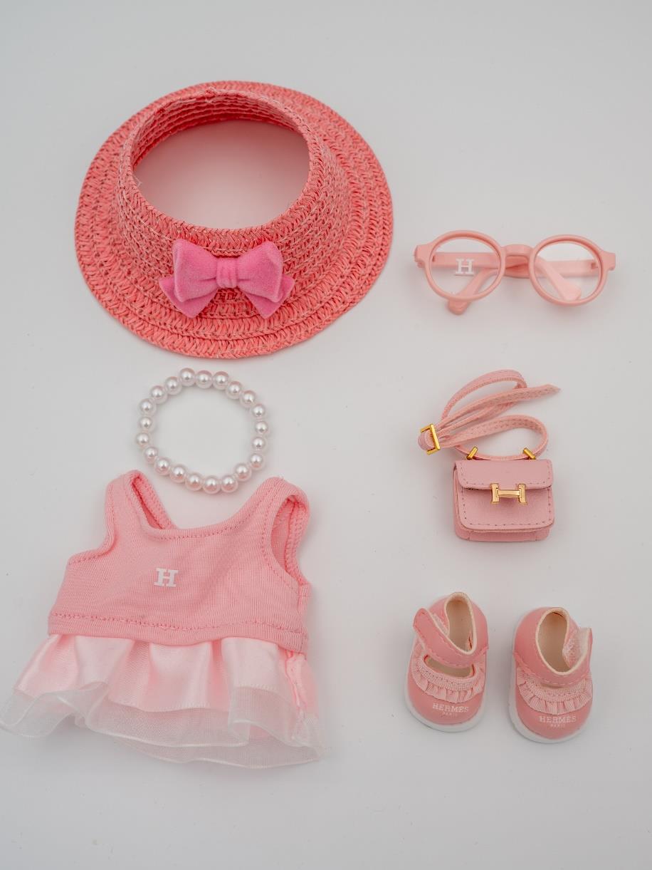 Hermes pink Constance ensemble
