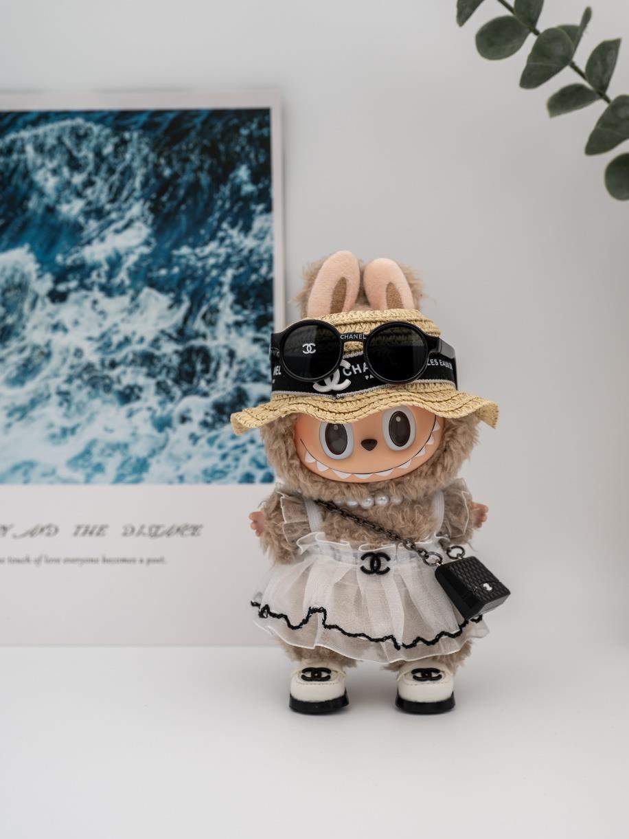 Chanel translucent white tulle dress ensemble